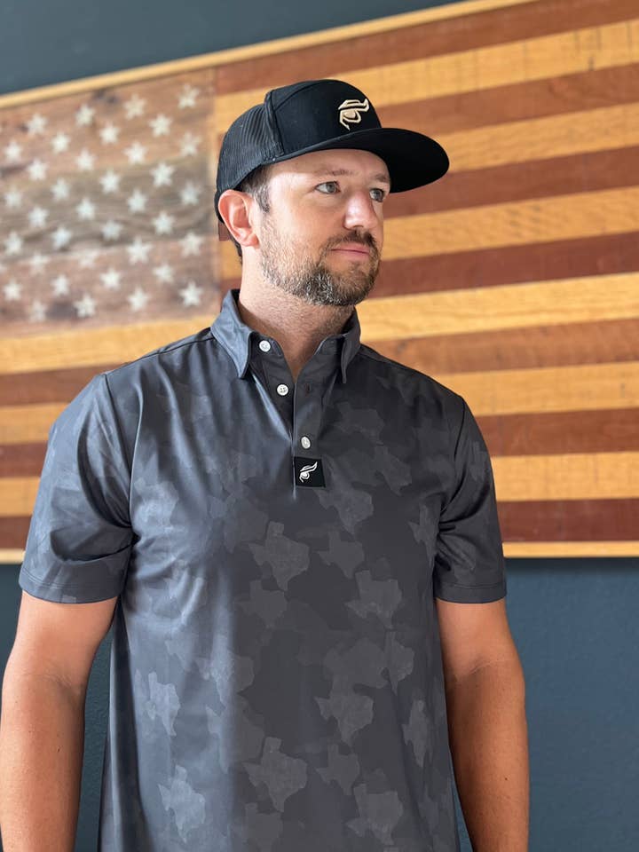 Blackout Performance Polo for wholesale by Hoot