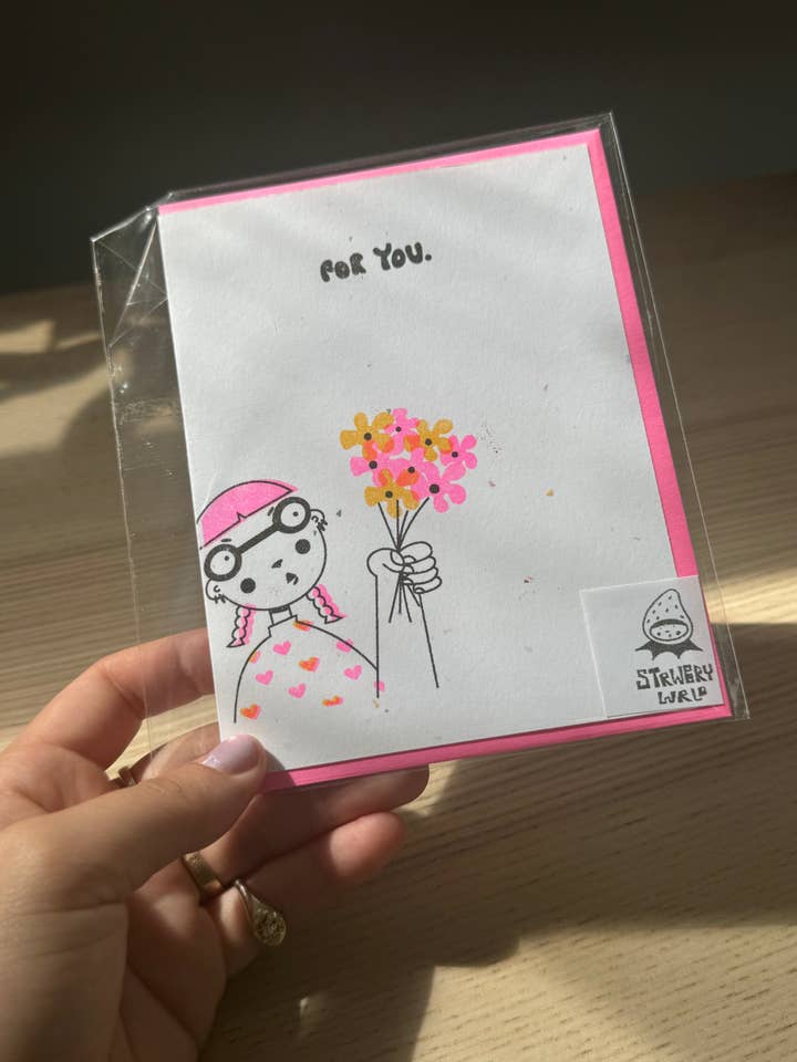 For You Greeting Card for wholesale by Strwbry Wrld