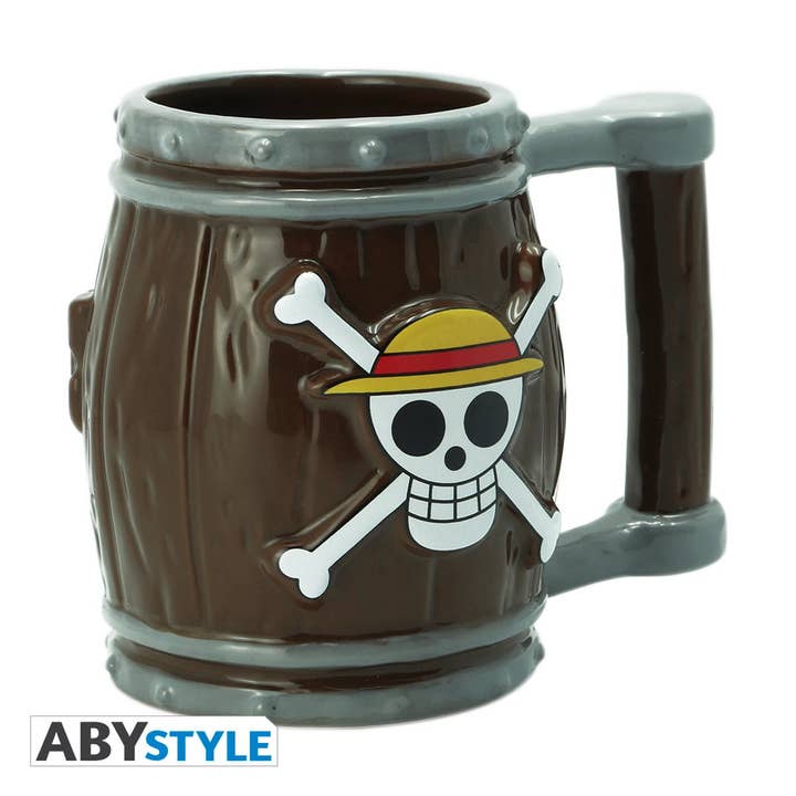 One Piece Barrel 3D Mug for wholesale by Entertainment Earth