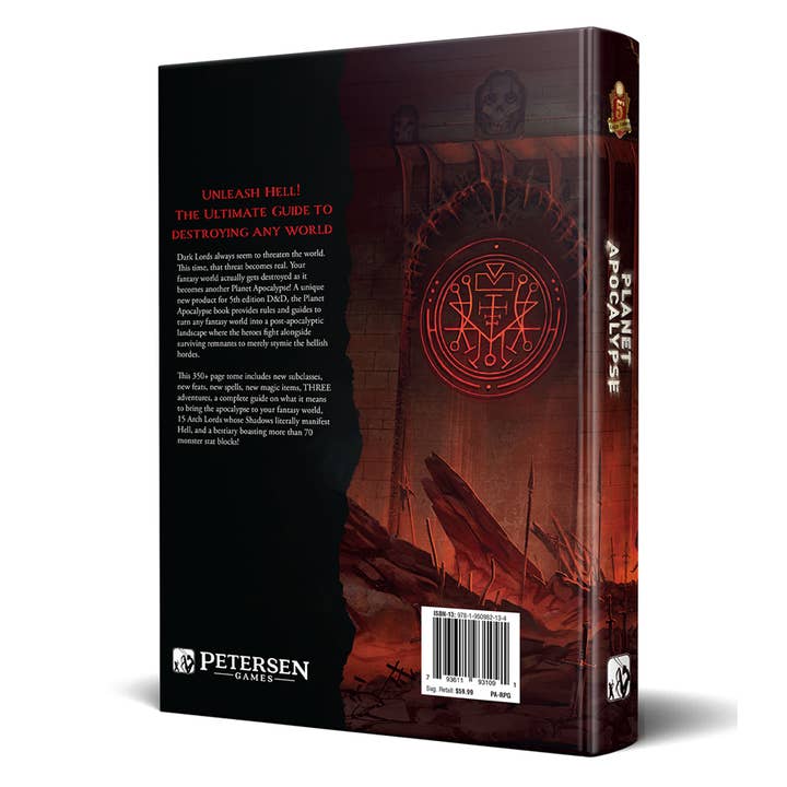 Quimbley's Toys and Games - Wholesale Book - Adult - Planet Apocalypse for 5e