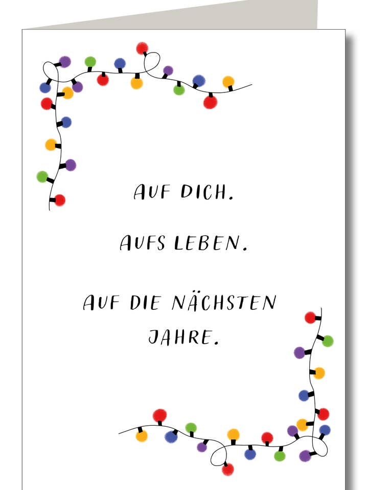 Auf Dich Aufs Leben for engroshandel hos KEITCARDS