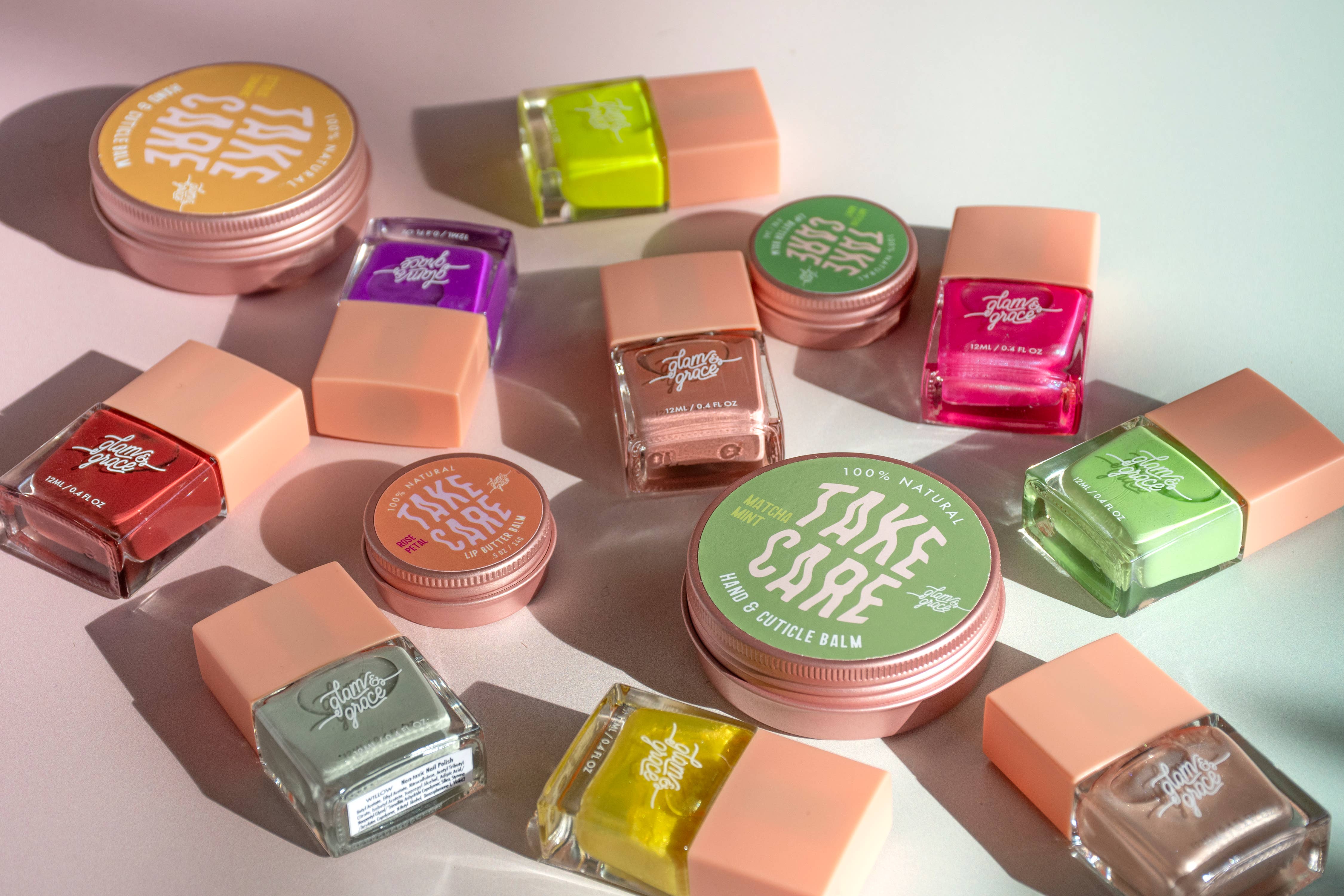 Glam & Grace - Wholesale Lip Balm - Take Care - Lip Butter Balm - Rose Petal1