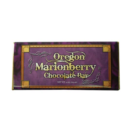 3 oz Solid Marionberry Milk Chocolate Bar - Oregon for wholesale by Spokandy Chocolatier