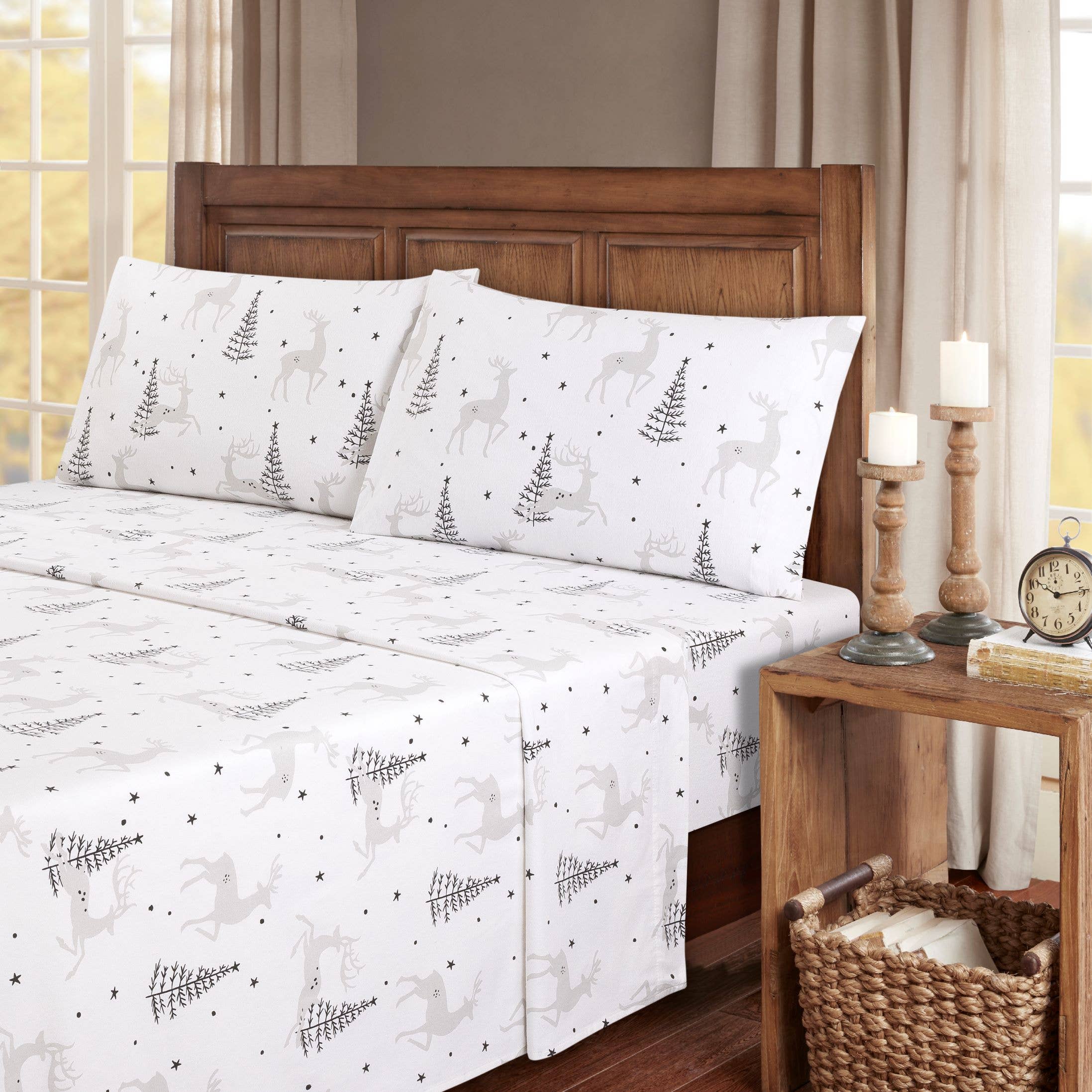 Bed Bath Fashions - Vente Parures de lit - Ensemble de draps en flanelle 100 % coton turc Kathy Ireland34