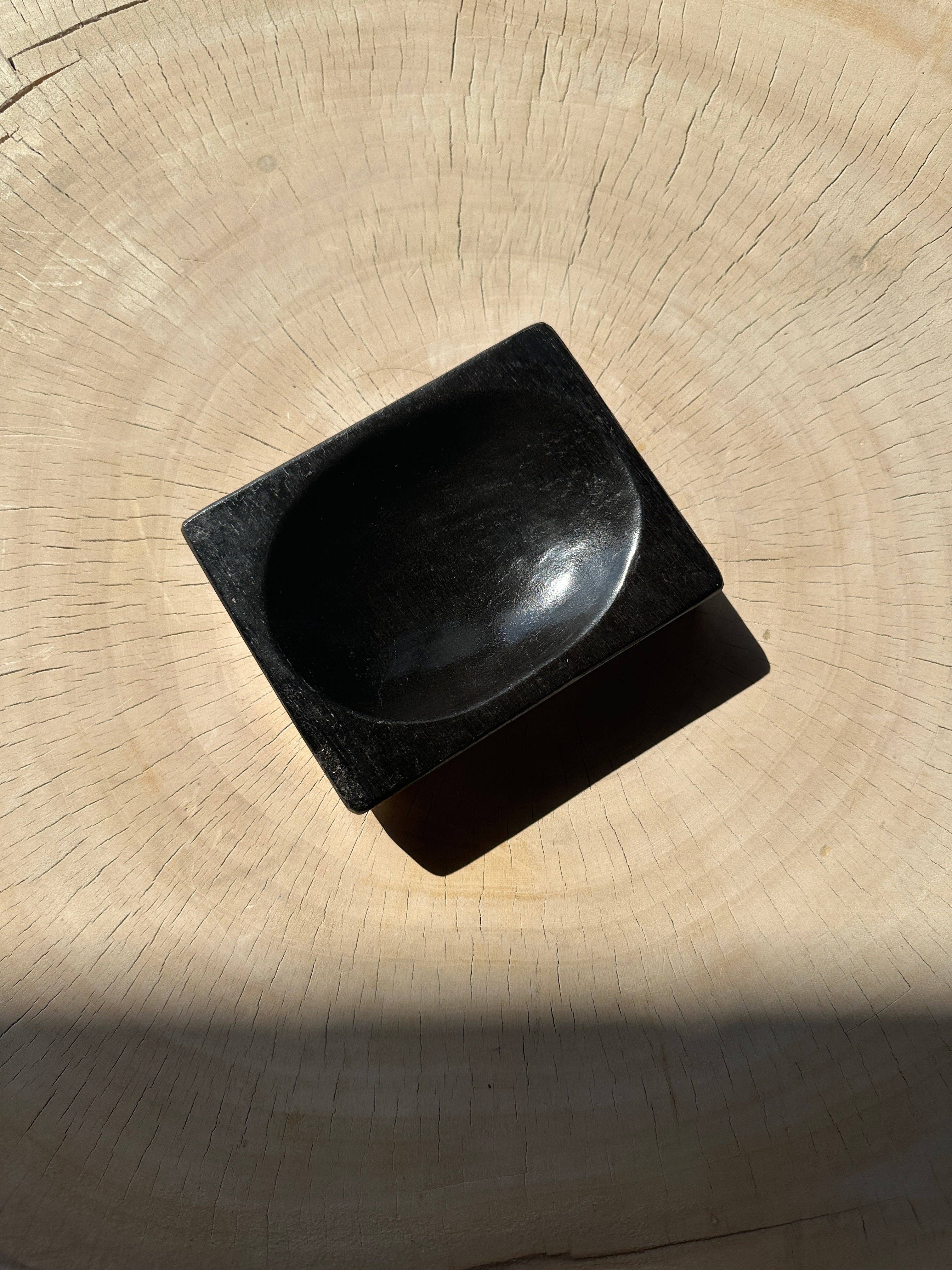 Office Objets - Wholesale Bath Soap Dish - Petrified wood soap dish with white underside41