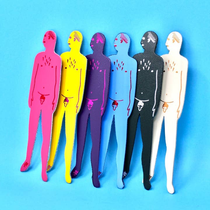 Ark Colour Design – Großhandel Lesezeichen – Tätowierte Nudisten-Lesezeichen