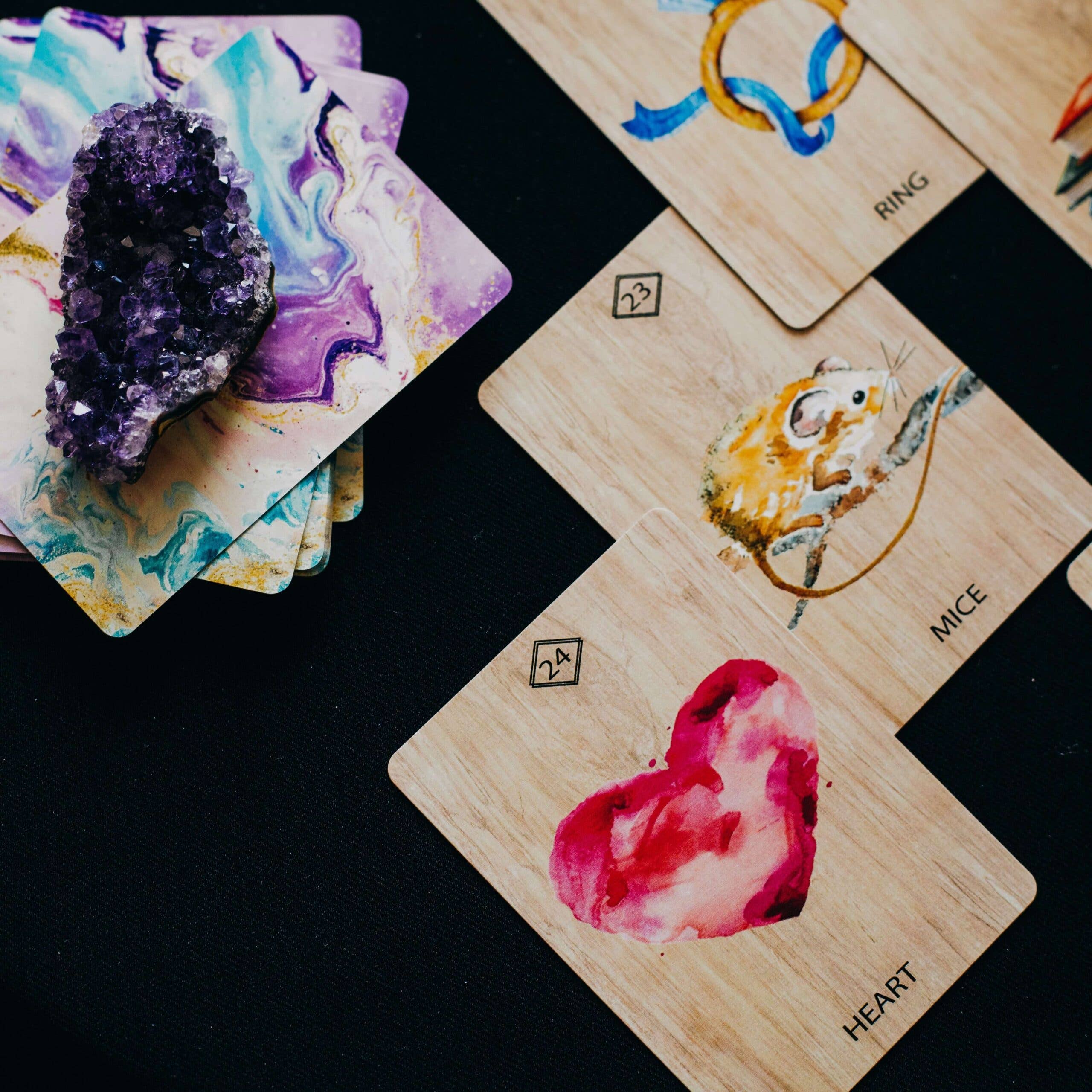 LA MUCI DESIGN - Venta al por mayor Cartas del tarot - Baraja Pia Lenormand de 36 cartas para adivinación6