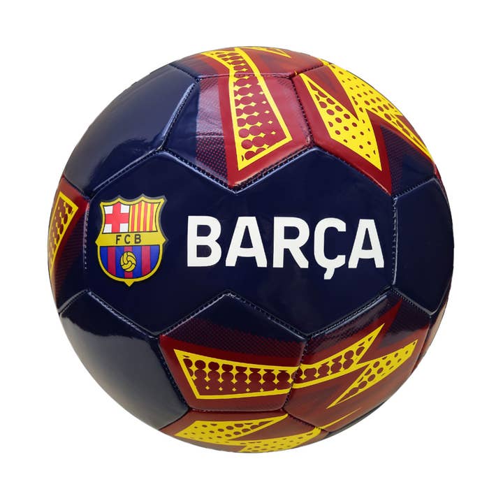 Icon Sports - Wholesale Sports Ball - FC Barcelona Pop Art Classic Size 5 Soccer Ball - Navy