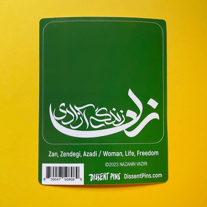 Dissent Pins - Wholesale Sticker - Woman Life Freedom - Sticker1