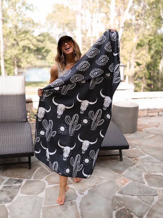 WILD WEST BEACH TOWEL for wholesale by DesertAqua