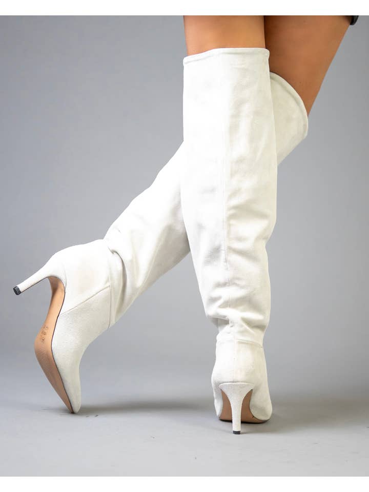 Cynthia Richard - Wholesale Boots - Women's - Greta Winter Ice Kid Suede