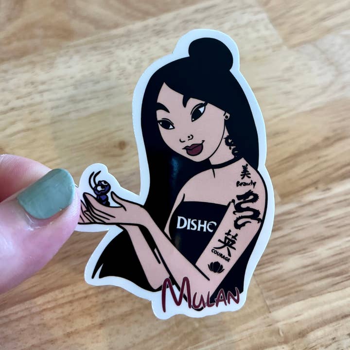 Punk Mulan, Vinyl klistermærke for engroshandel hos Graceful Darkness, LLC