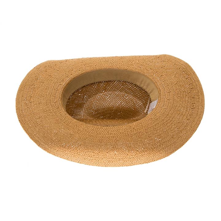 DNMC - Vente Chapeau de paille – femme - Chapeau de cowboy en paille Toyo tissé à la main - Toutes les couleurs en stock !5