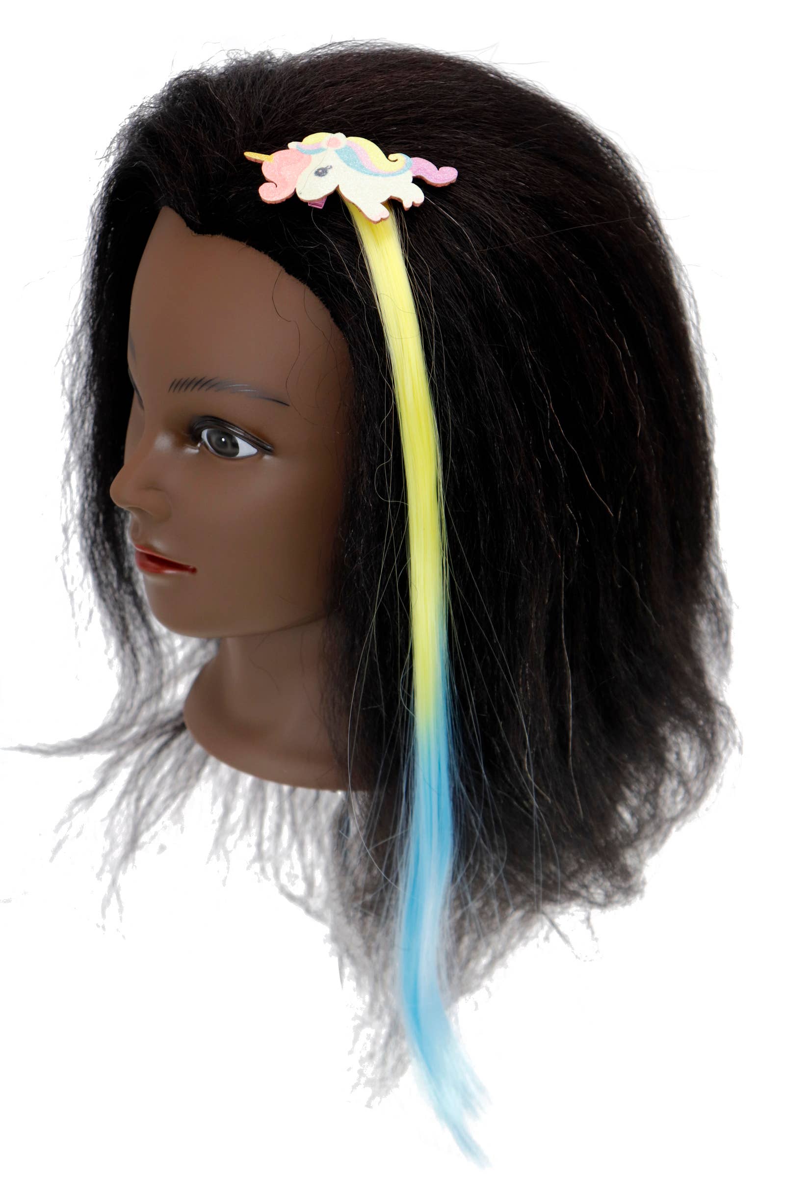 Cap Zone - Wholesale Hair Extensions - Unicorn Colorful Curly Hair Extension Snap Clip3