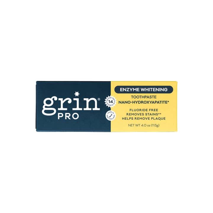 Grin Natural Products – Pasta dentífrica por atacado – Pasta de Dentes Branqueadora Grin Pro Enzyme c/ Nano-Hidroxiapatite4