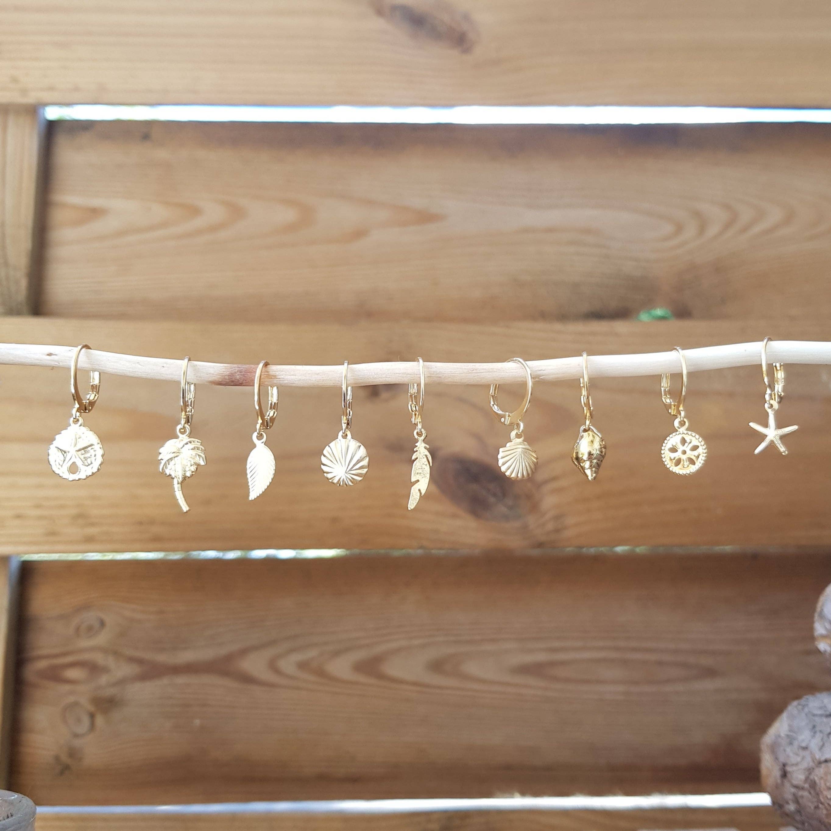 C'cedille - Wholesale Dangle Earrings - BO Sand Dollar1