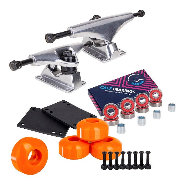 Cal 7 - Wholesale Sporting Accessories - Skateboard Setup Combo | Silver Trucks & 99A Wheels14