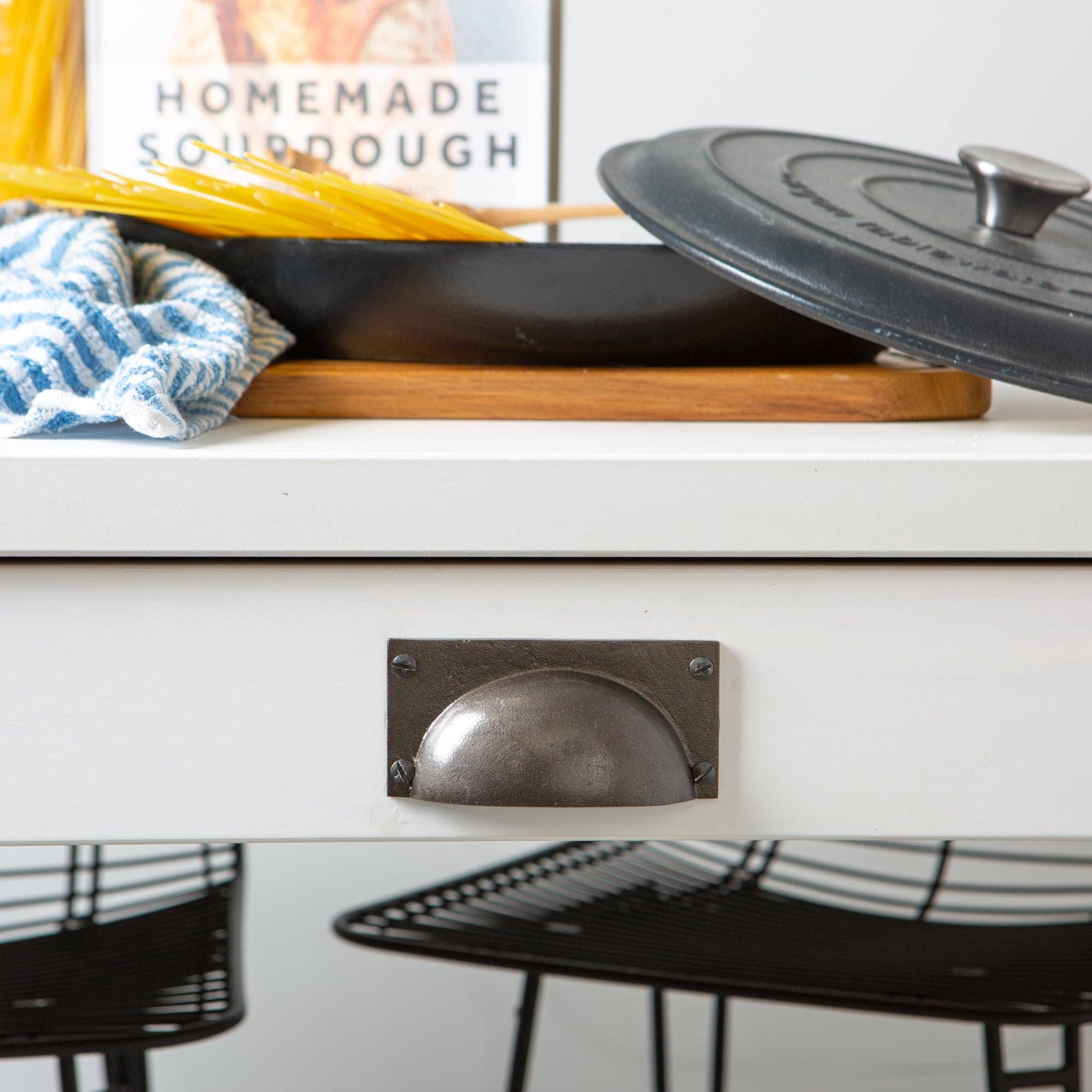 Rinkit Ltd – wholesale Knob/pull – Rectangular Cabinet Drawer Pull - W105mm x H50mm3