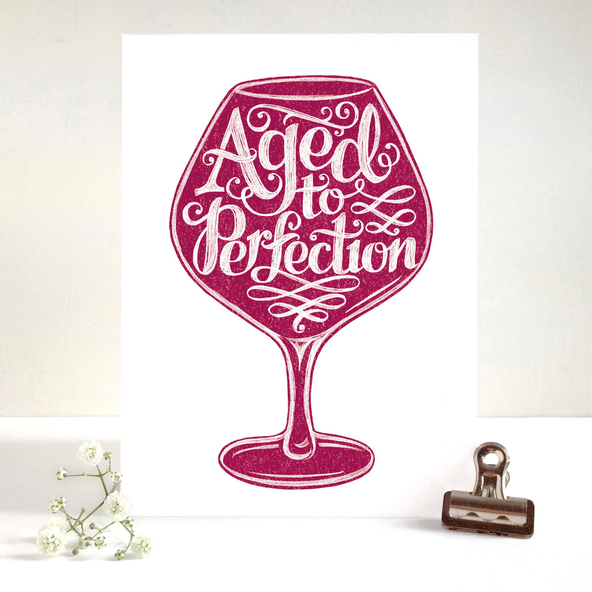 Alexandra Snowdon – wholesale Birthday card – Aged Wine Birthday Card2