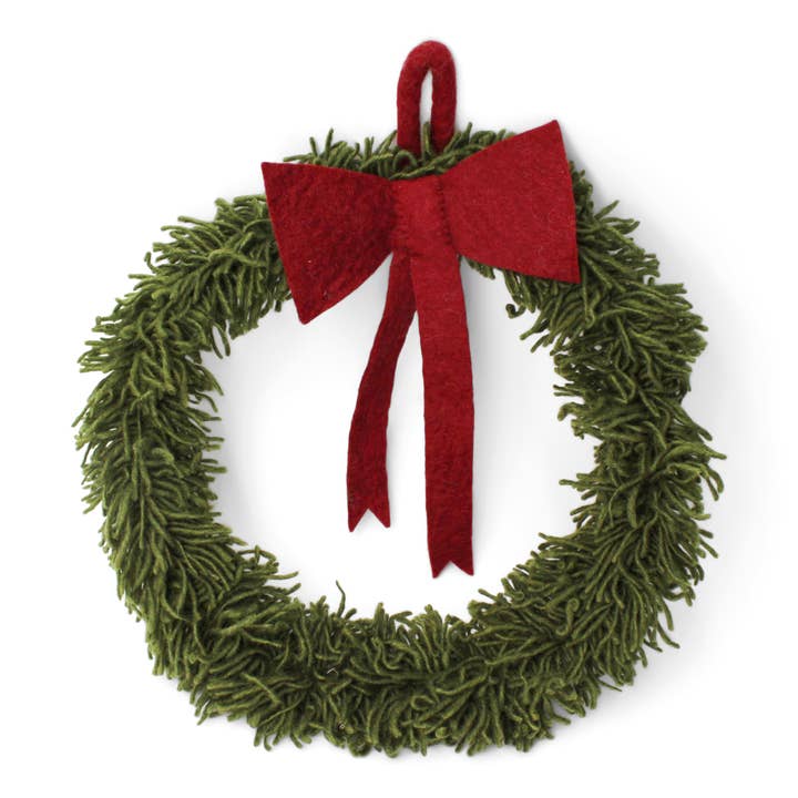 Big Wreath w/Red Bow for wholesale by Gry and Sif