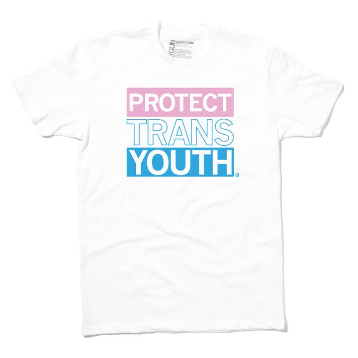 RAYGUN – Großhandel T-Shirt mit Siebdruck – Unisex – Schützen Sie Transjugend1