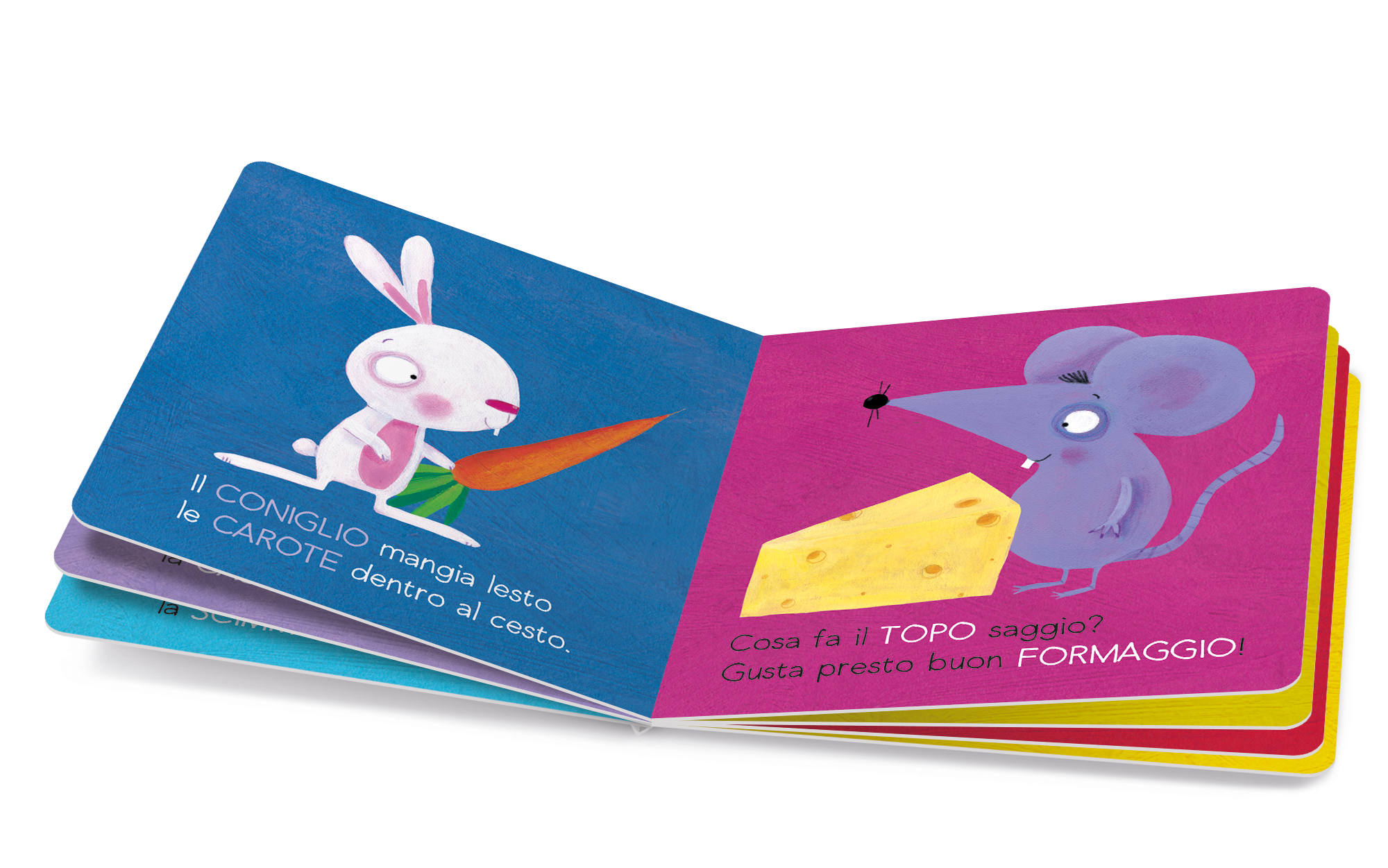 Educational srl - Vente Livre pour enfants de maternelle (de 3 à 5 ans) - Livre-jeu en italien - Que mangent les animaux ?5