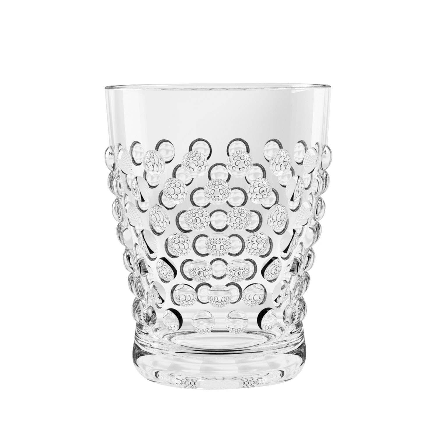 Abode Homewares by TarHong - Wholesale Drinking Glass/Cup - Hobnail Clear Drinkware Collection5