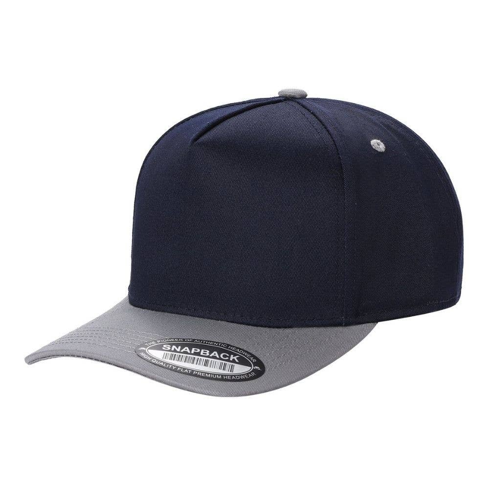 DOBBI - Wholesale Flat Brim Cap - Unisex - 5 Panel Snapback Caps68