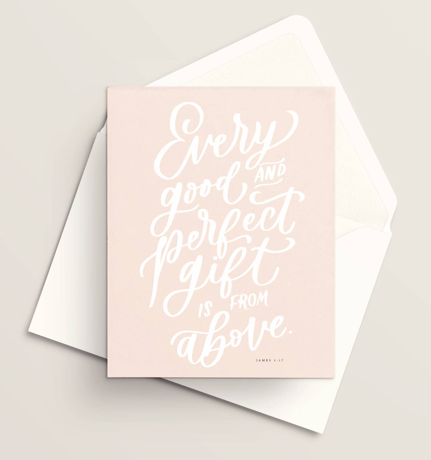 Vivi Furlong - Wholesale Christmas Card - Every good and perfect gift (James 1:17) Christmas greeting card | Christian greeting card | Hand-made greeting card | Holiday greeting card | Christmas cards | Christmas 2025 | Faith-based