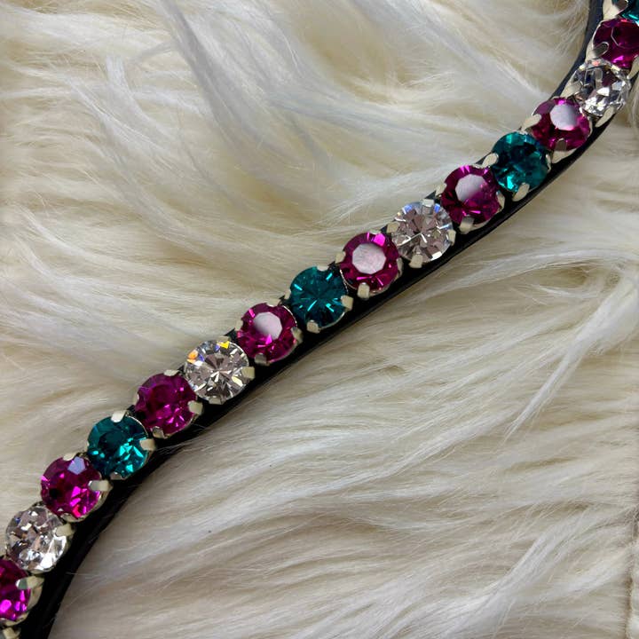 CR Harmonyequestrian - Wholesale Horseback Riding Gear - Preciosa Candy Browband2