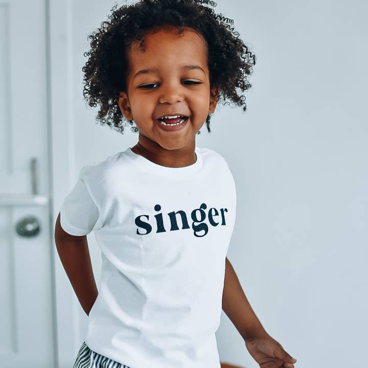 CANTANTE | Maglietta per bambini per la vendita all'ingrosso da parte di Minimalist Folk Co.