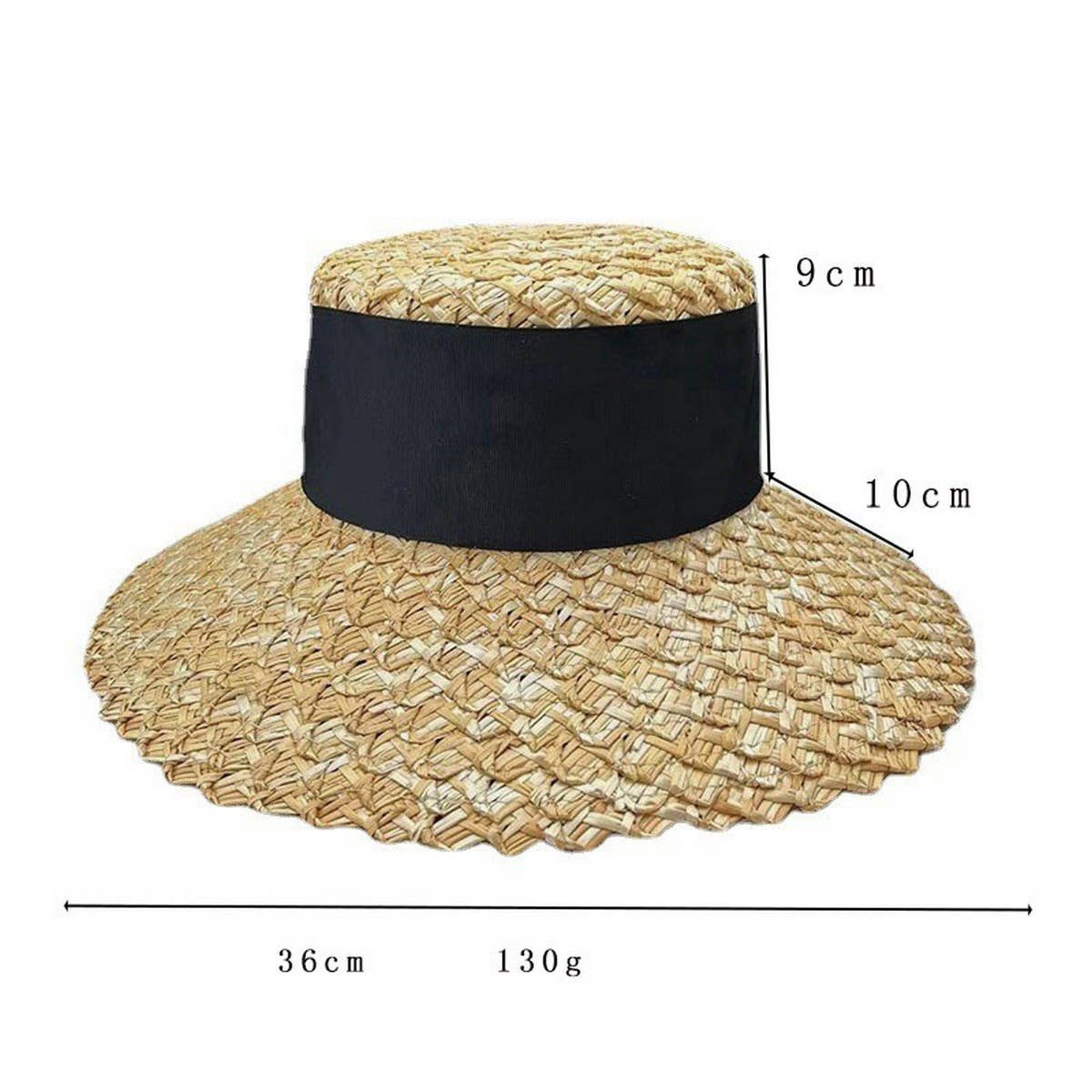 ACCITY - Wholesale Straw Hat - Women's - LARGE BRIM STRAW HATS FOR WOMENS BEACHWEAR_CWAH115730