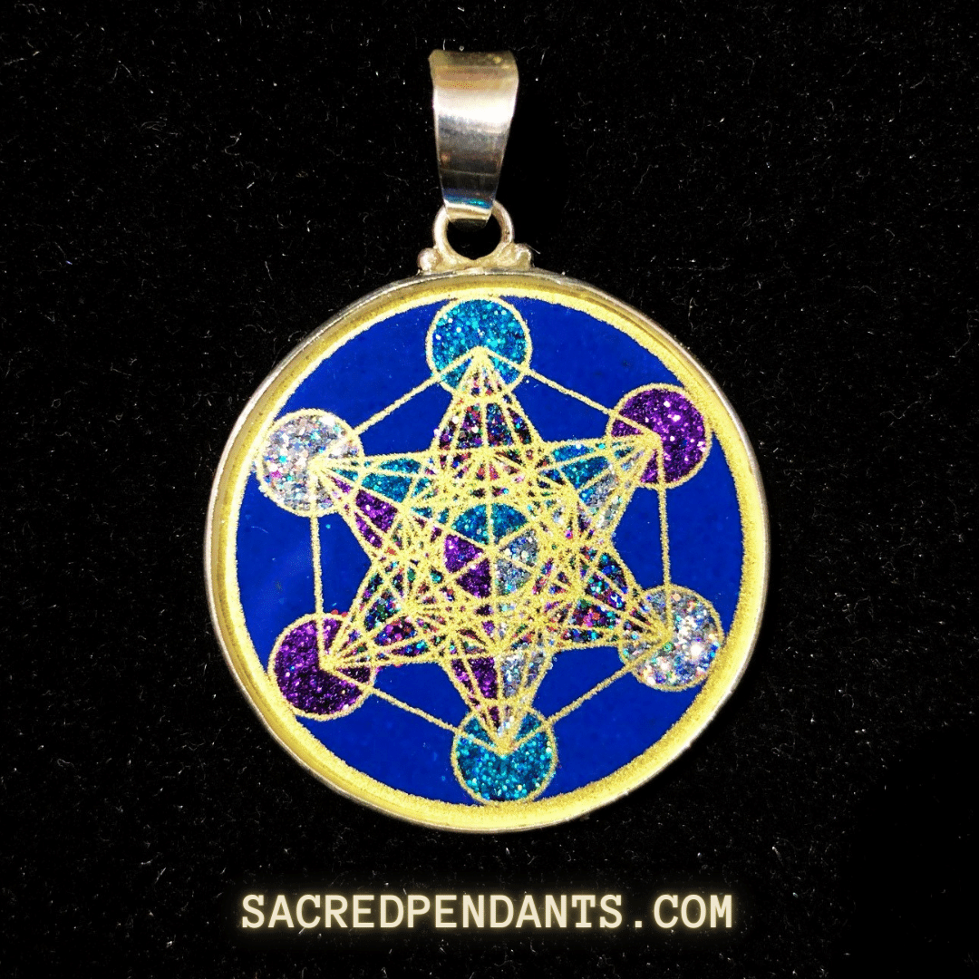 Sacred Pendants - Wholesale Individual Charm/Pendant - Metatron’s Cube -Sacred Geometry Gemstone Pendant8