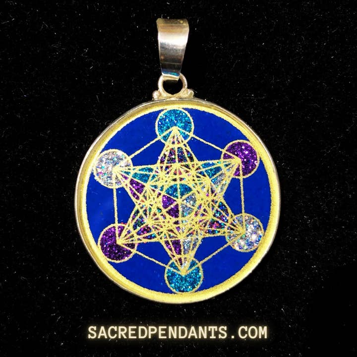 Sacred Pendants - Wholesale Individual Charm/Pendant - Metatron’s Cube -Sacred Geometry Gemstone Pendant8