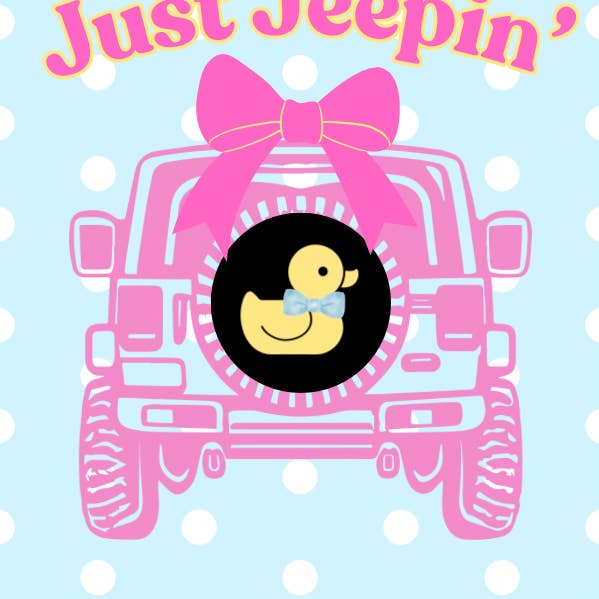 *JUST JEEPIN' (TALL ONLY) for wholesale by LA Koozie Company