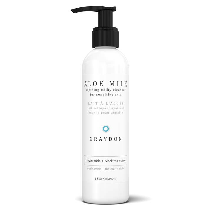 Graydon Skincare - Wholesale Facial Cleanser - Aloe Milk Hydrating Cream Cleanser With Niacinamide (Pink)