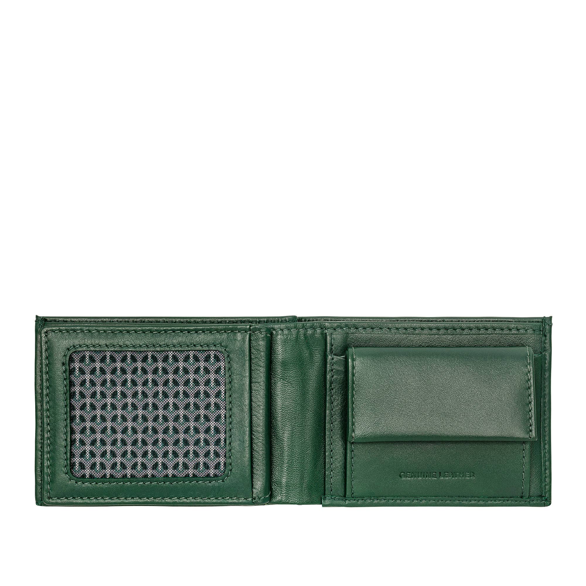 dudu – wholesale Wallet - Men’s – Nuvola Pelle Mini Men'S Leather Wallet Jacket Pocket Green0
