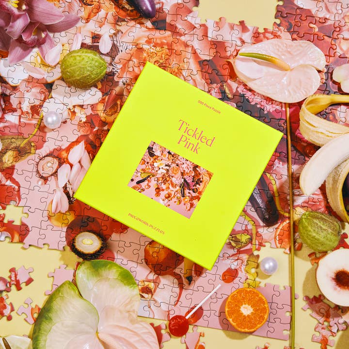 Piecework Puzzles - Wholesale Puzzle - Adult - Tickled Pink 500 Piece Puzzle