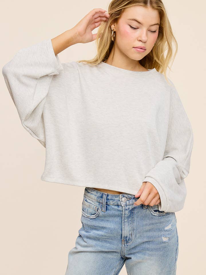 Scuba Crop Top for wholesale by Charlotte Avery