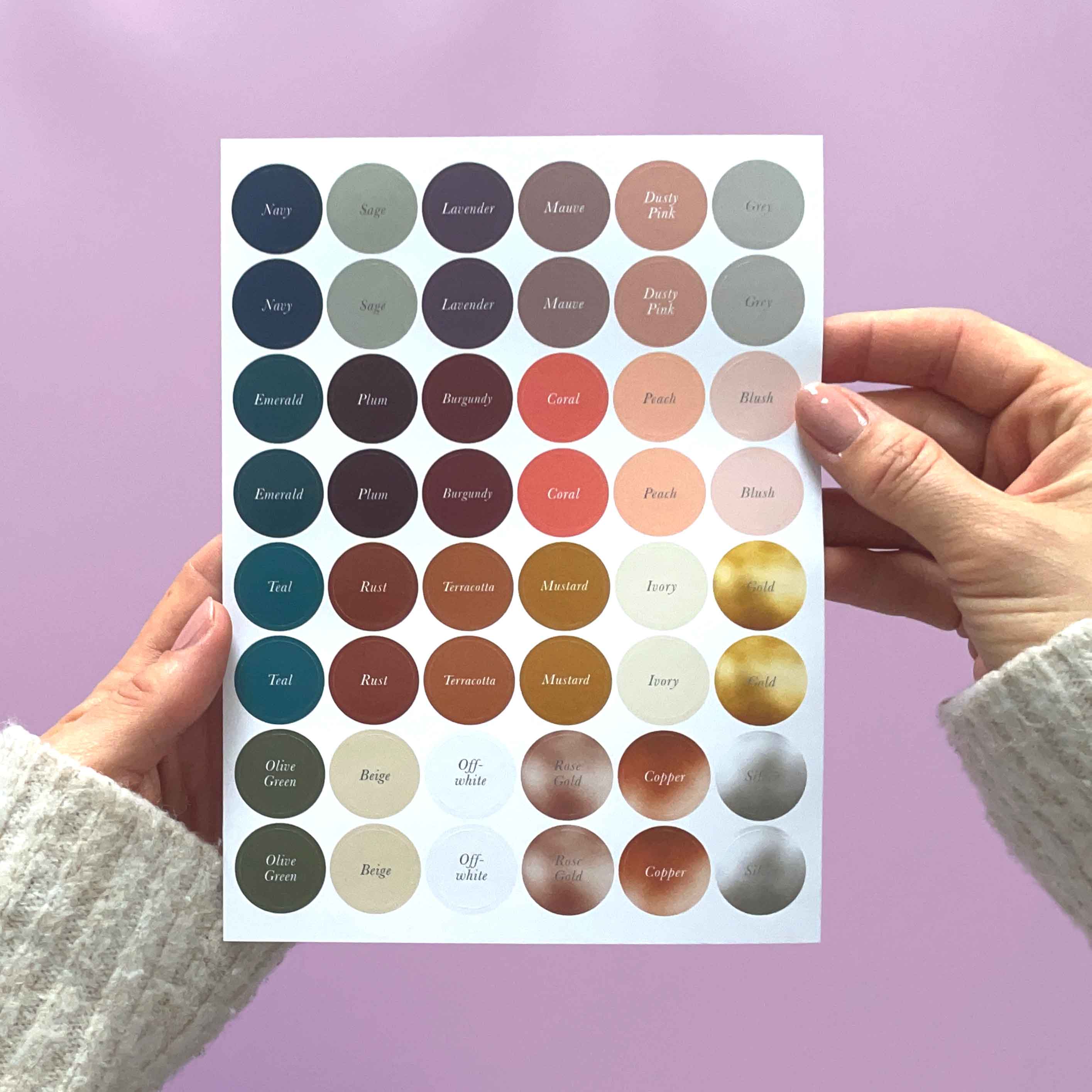 Blush And Gold – wholesale Sticker – Wedding Sticker Pack (3 sheets)4