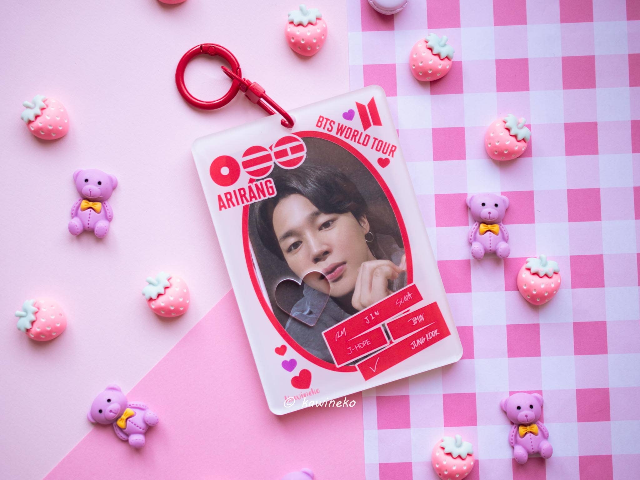 Kawineko - Wholesale Keychain - Women's - BTS world tour 2 window pc holder photocard keychain kpop 6