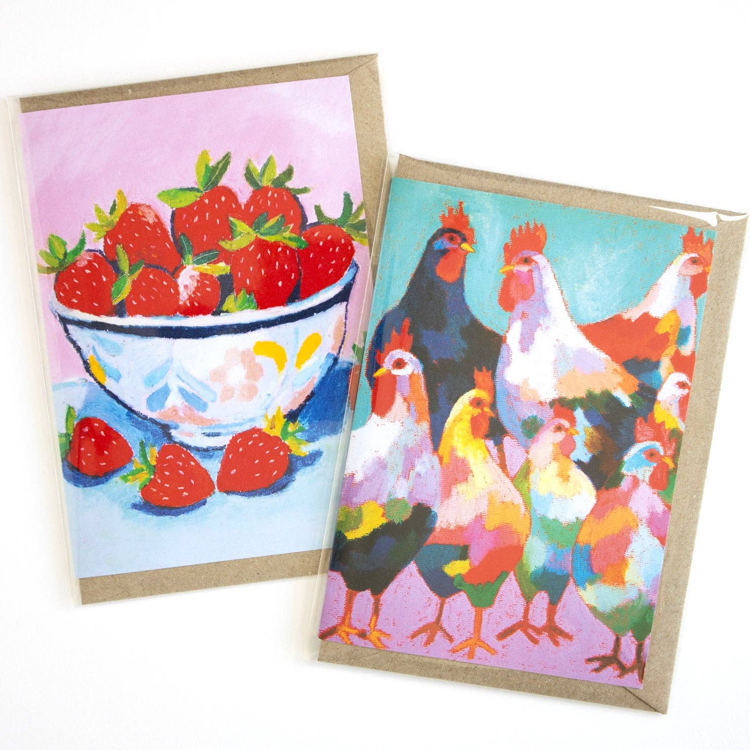 Julia Ockert - Wholesale Everyday greeting card - Happy Chickens Greeting Card2