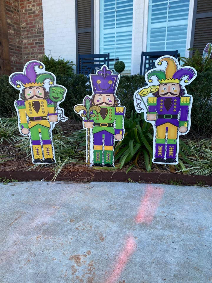Mardi Gras Nutcrackers for wholesale by Lovely Reese