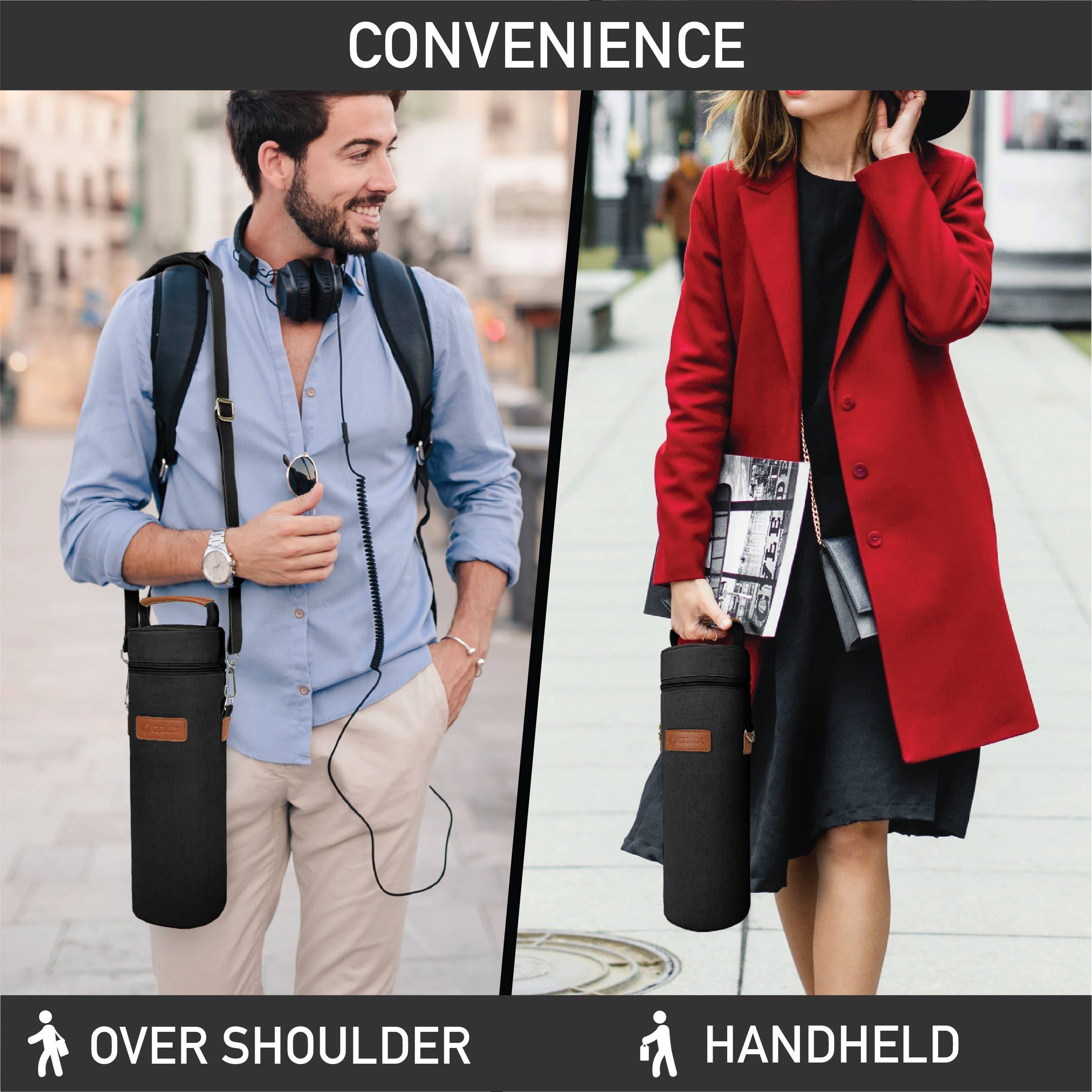 OPUX - Wholesale Wine Tote - 1 Bottle Wine Carrier Bag47