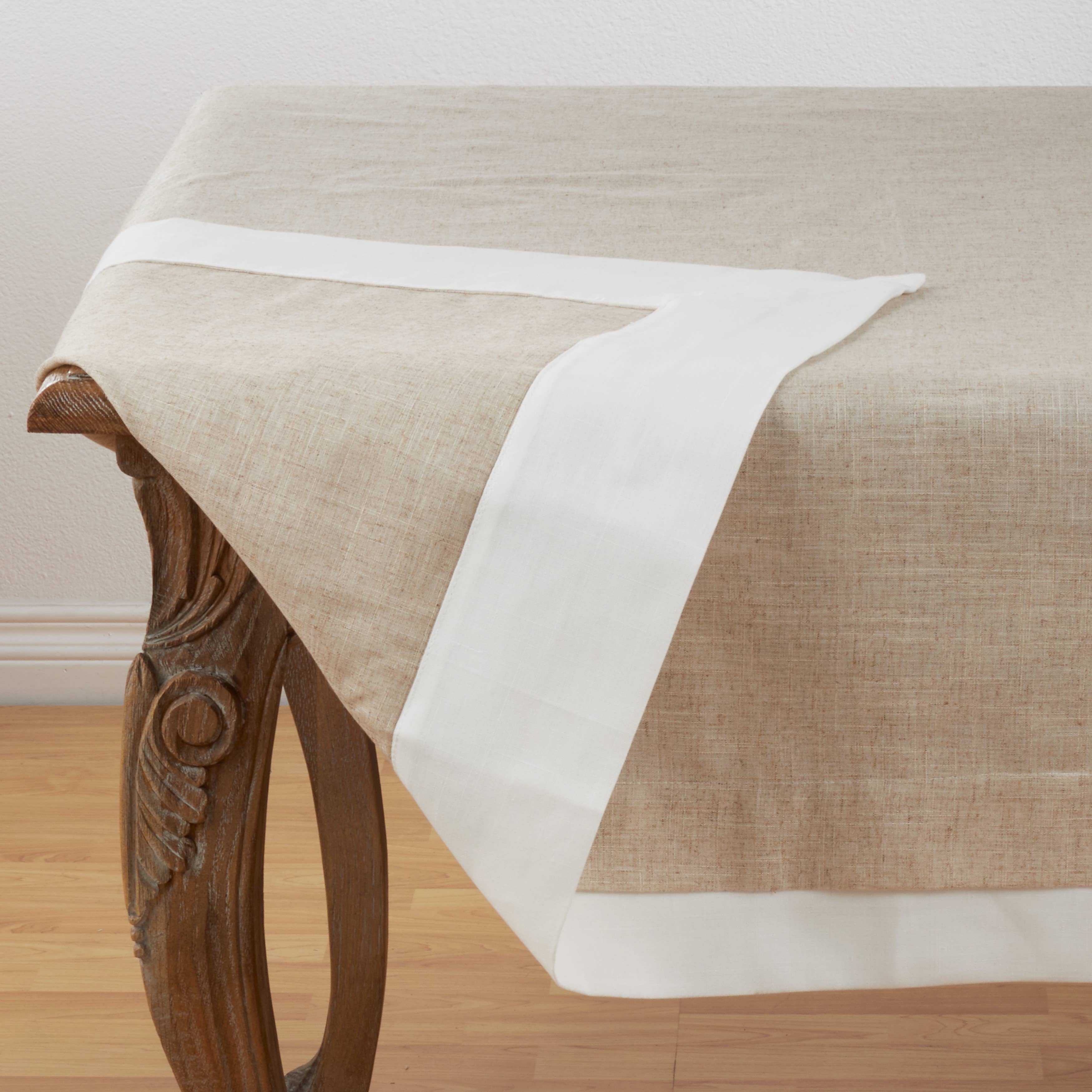 Natural Double Layer Tablecloth for wholesale on Faire1