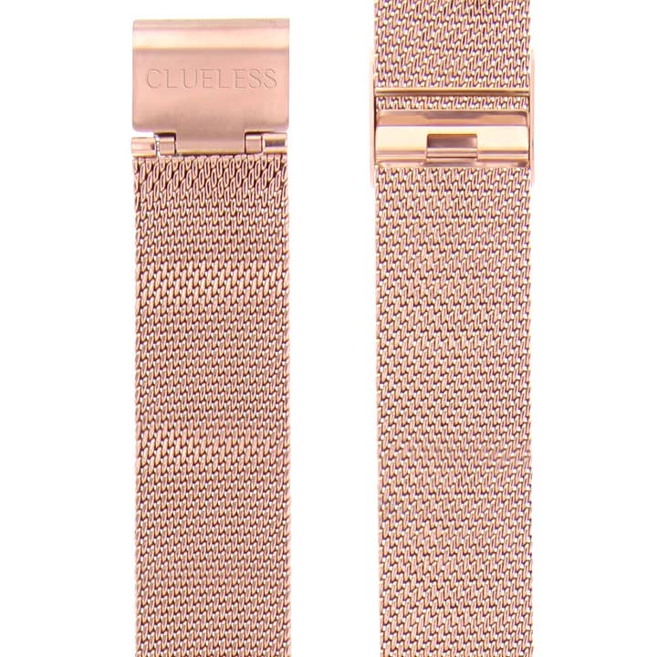 Clueless – Engroshandel Armbåndsur - Dame – CLUELESS DAMEUR - STÅLNET ROSA GULD/ROSA GULD3