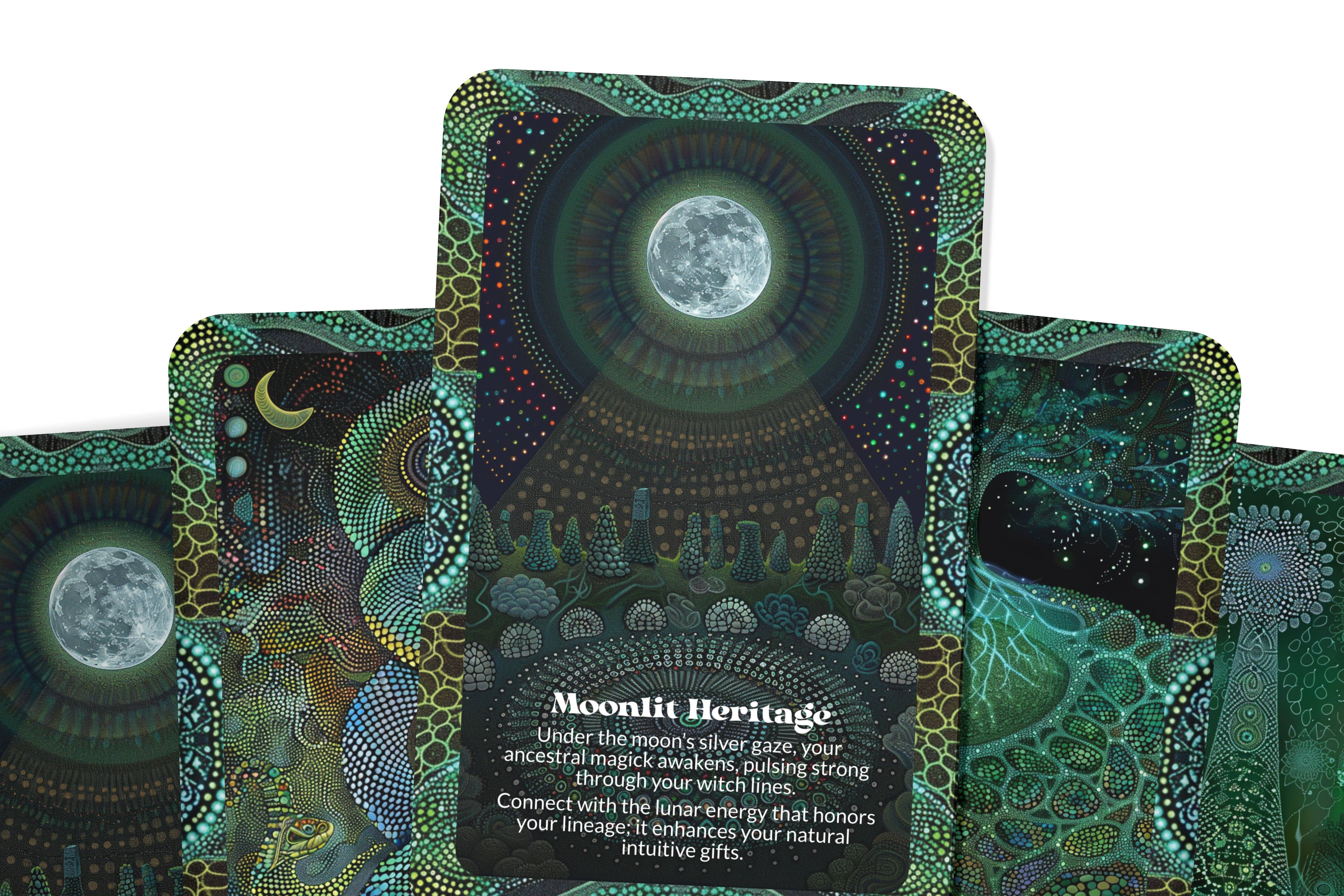 Ibiza Tarot USA - Wholesale Tarot Cards - Witch Lines Ancestral Magick Oracle Deck – 22 Cards3