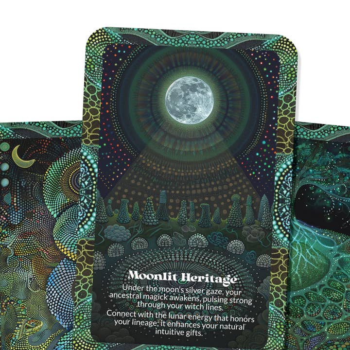 Ibiza Tarot USA - Wholesale Tarot Cards - Witch Lines Ancestral Magick Oracle Deck – 22 Cards3