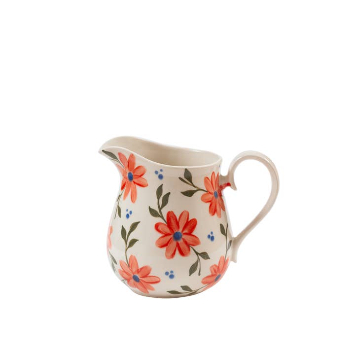 Vase floral peint à la main pour la vente par Ceramic Inspirations