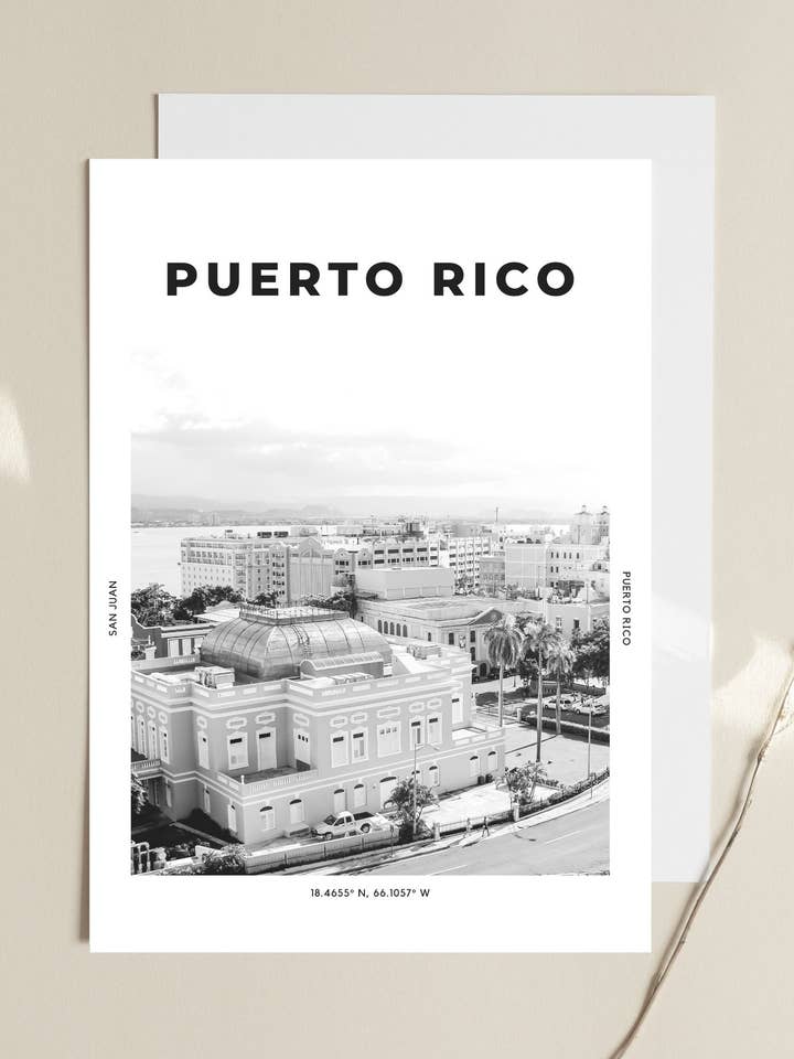 Puerto Rico 'San Juan' Print 1 for wholesale by The Travel Edit